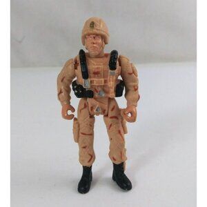 Chap Mei Desert Camo Soldier Force Troop Soldier 3.75" Action Figure (A)